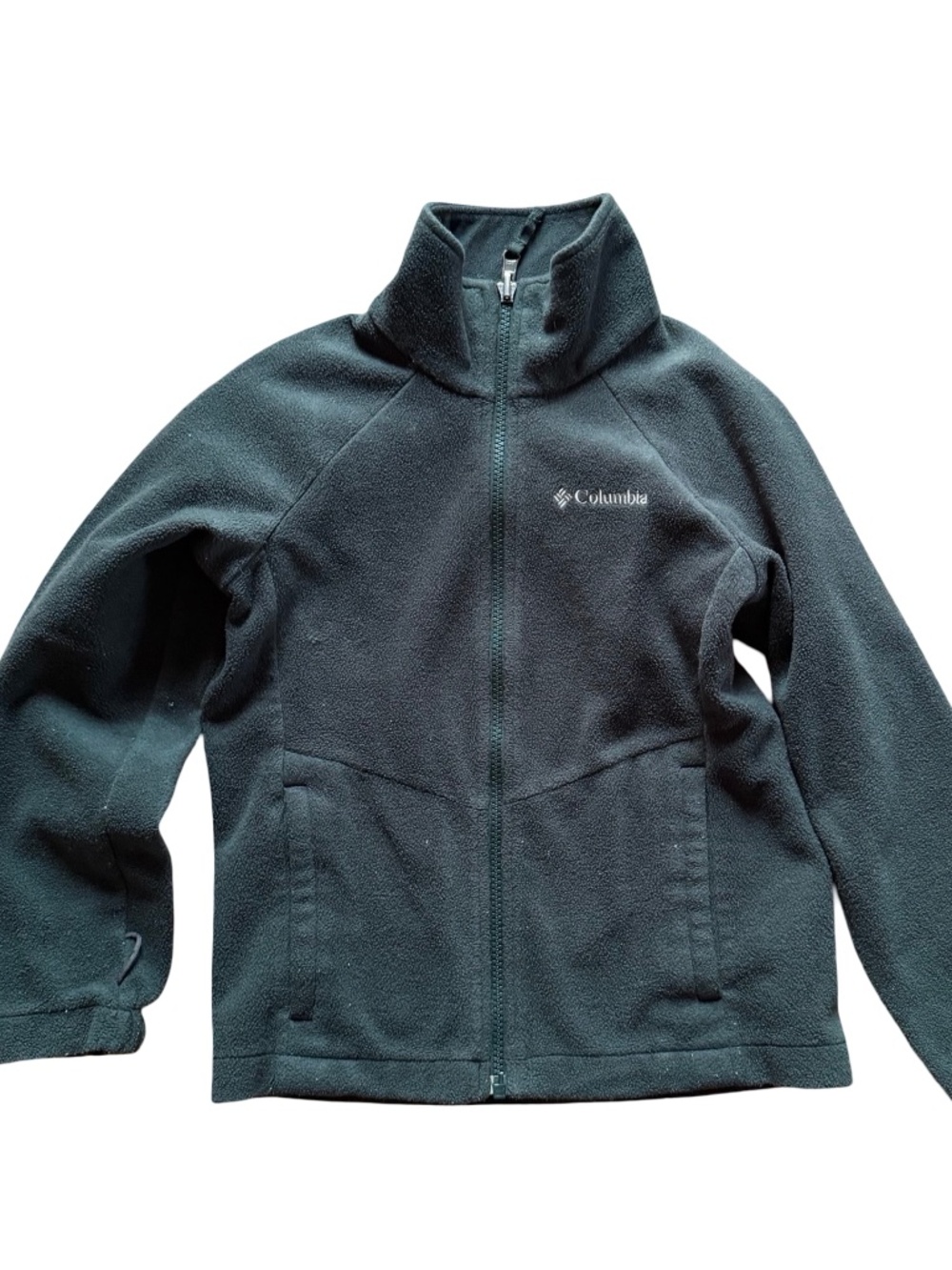 Boys Columbia Dark Green Fleece Size Small - Columbia Interchange